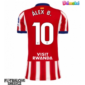 Atletico Madrid Alex Baena #10 Dámské Domácí Dres 2026-27 Krátký Rukáv Atletico Madrid Alex Baena #10 Dámské Domácí Dres 2026-27 Krátký Rukáv